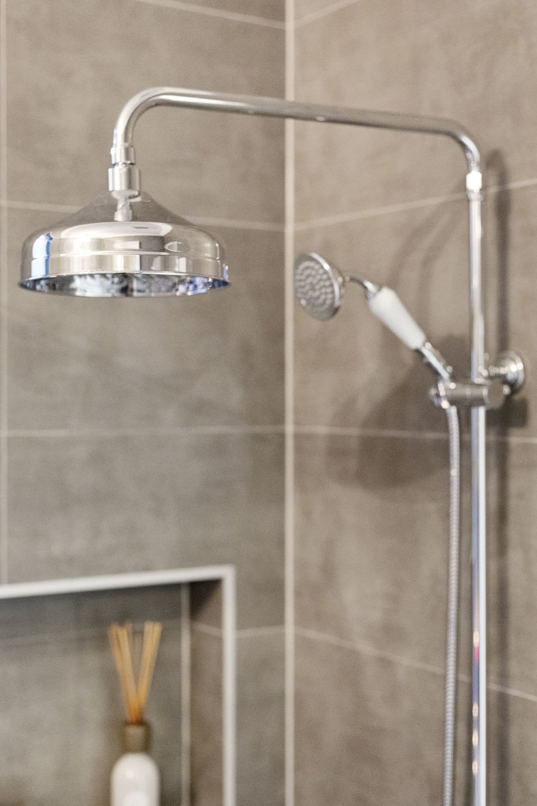 Completed bathroom renovation